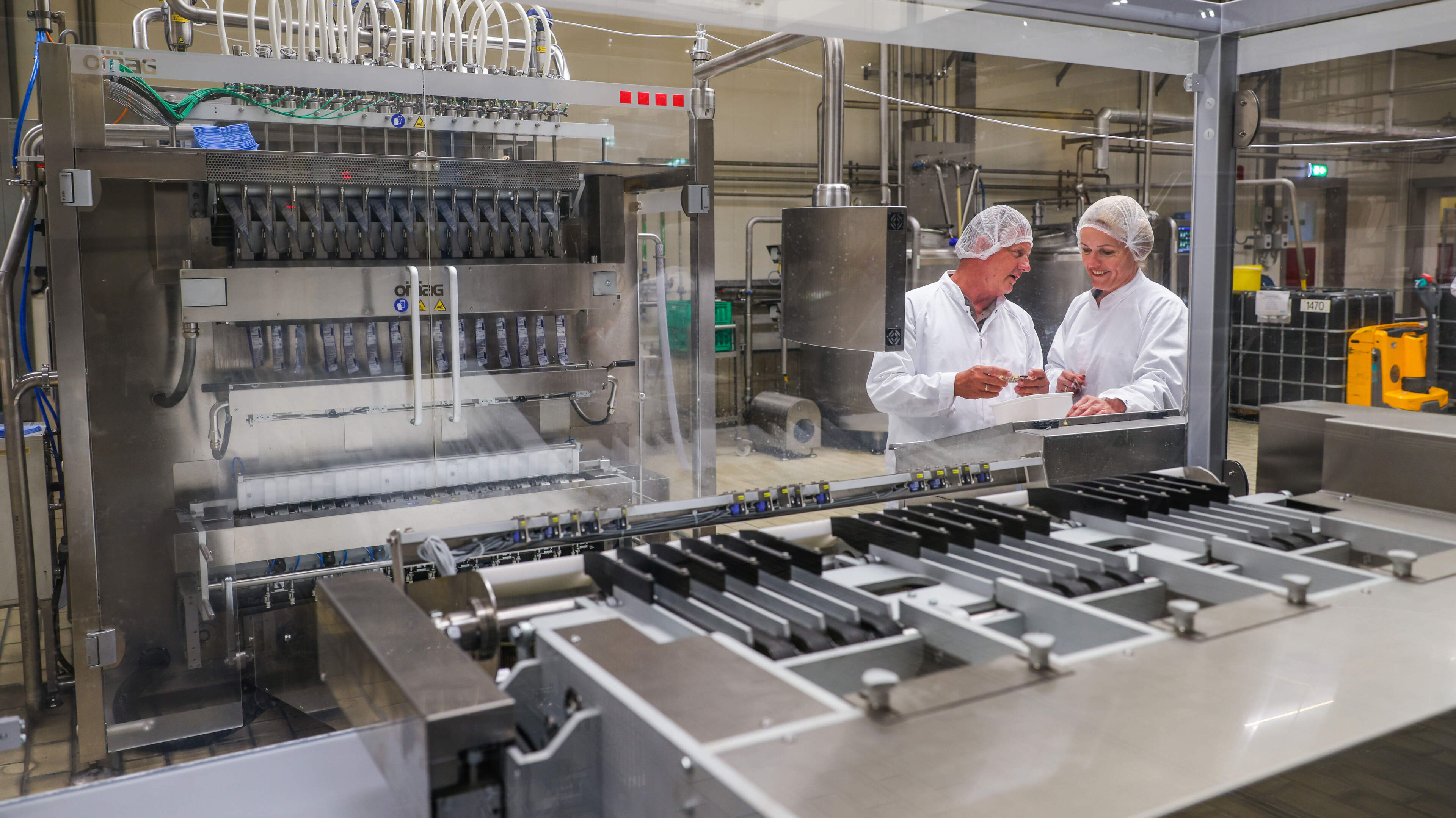 Dit is de splinternieuwe verpakkingslijn van Royal Smilde in Heerenveen. ‘Uniek in Europa’
