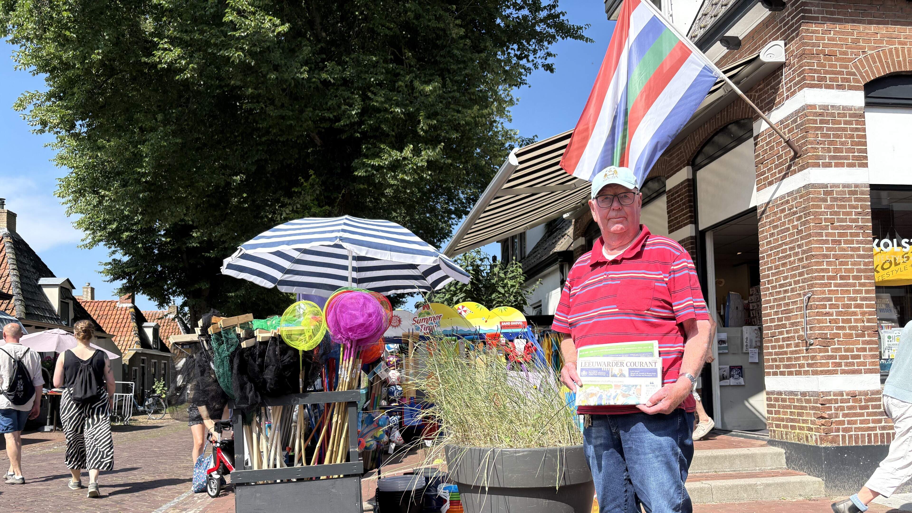 Zo komt de krant (toch nog altijd) op Schiermonnikoog