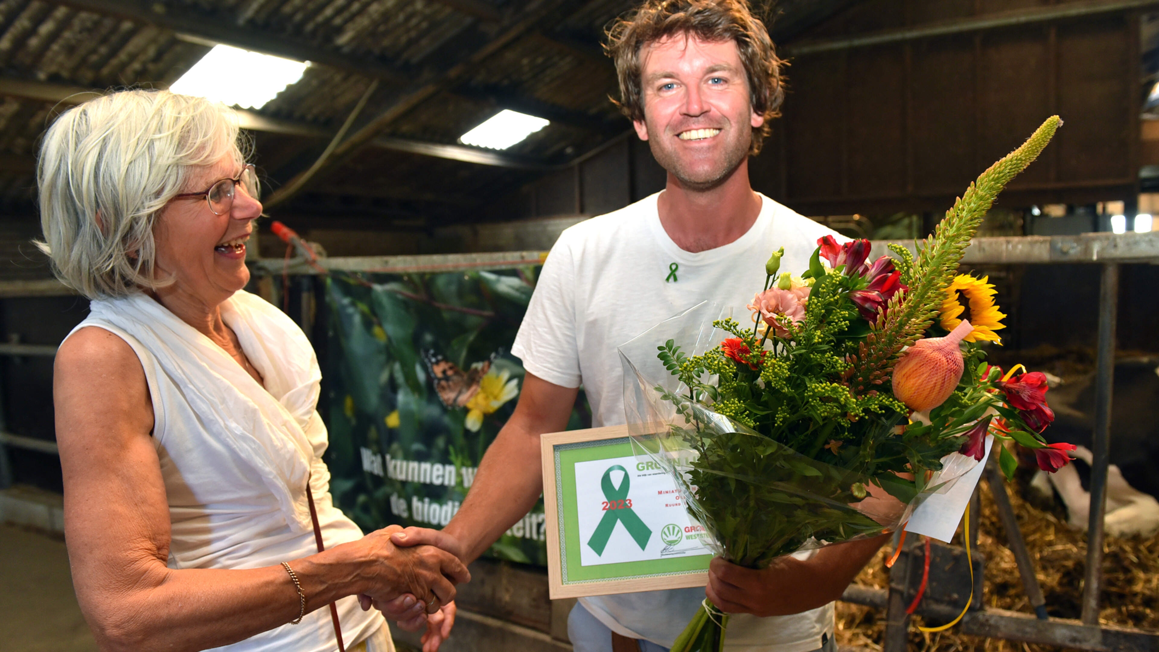 Miniatuur Natuurgebied Oldeholtpade van Ruurd Jelle van der Leij wint Groene Lintje