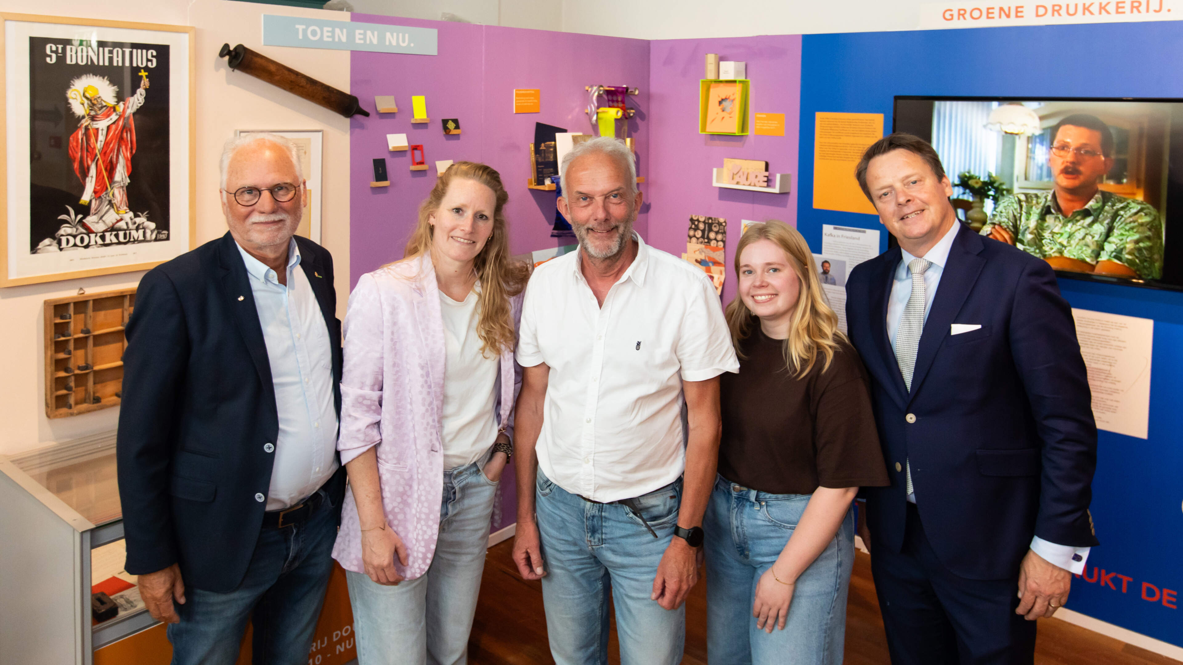 Eerste expositie Myrthe Westra in Museum Dokkum zet Drukkerij Douma in de spotlight: ‘Hans gaf mij h