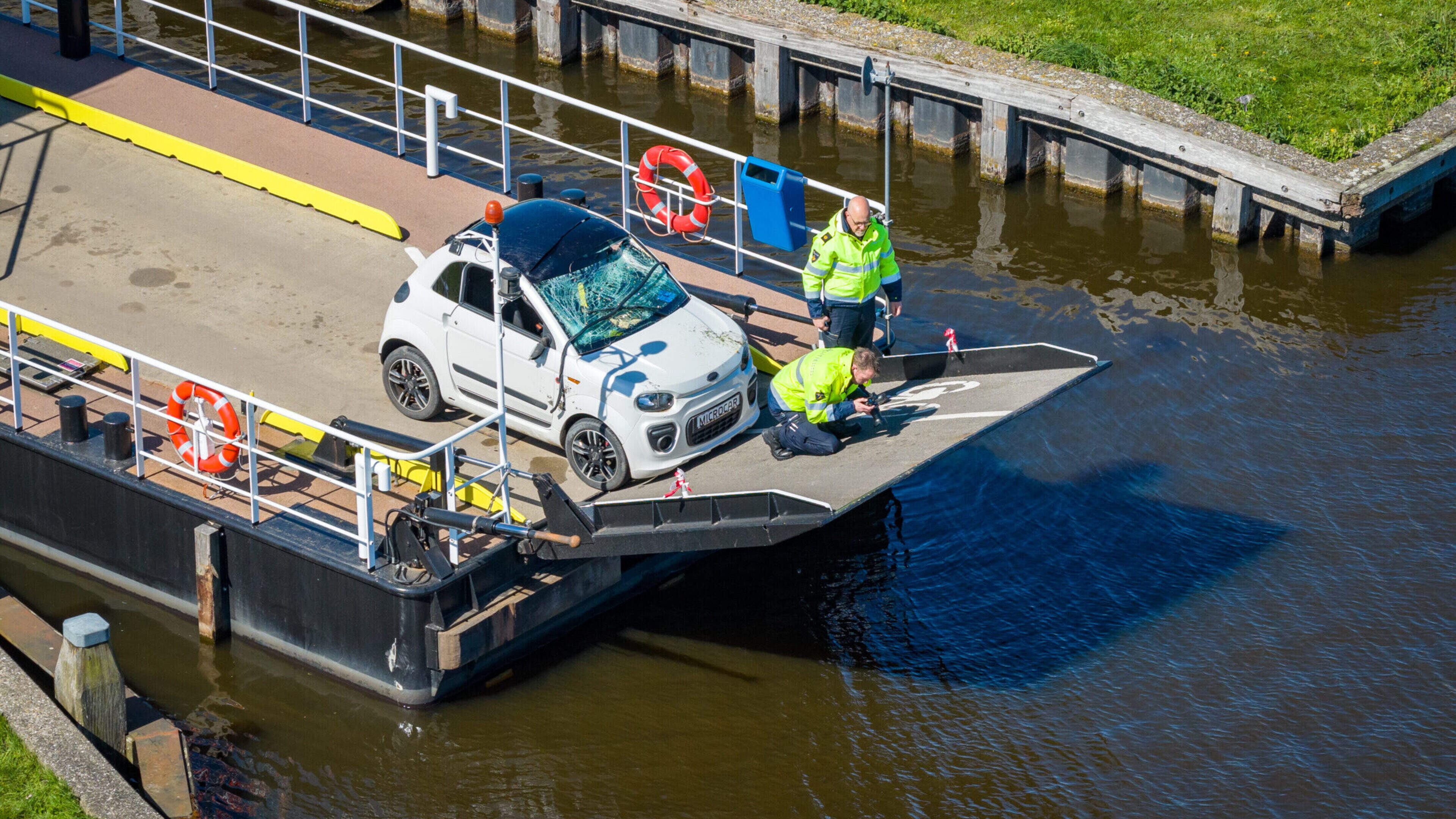 Oorzaak noodlottig ongeval op veerpont Langweer nog een raadsel. ‘Op ien of oare manier hat sy de re